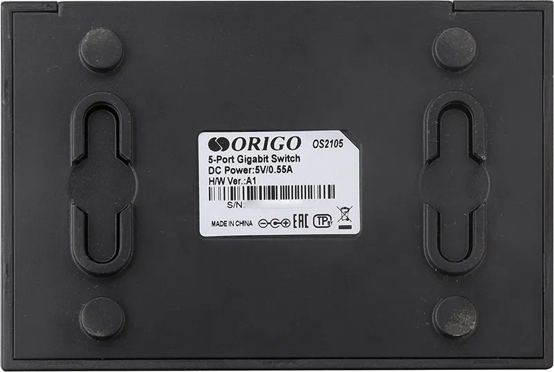Коммутатор Origo OS2105 OS2105/A2A 5x1Гбит/с неуправляемый