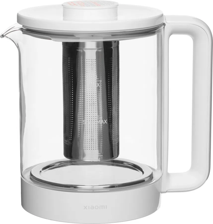 Чайник электрический Xiaomi Multifunctional Kettle EU 1.5л. 800Вт белый/прозрачный корпус: стекло/пластик (BHR9118EU)