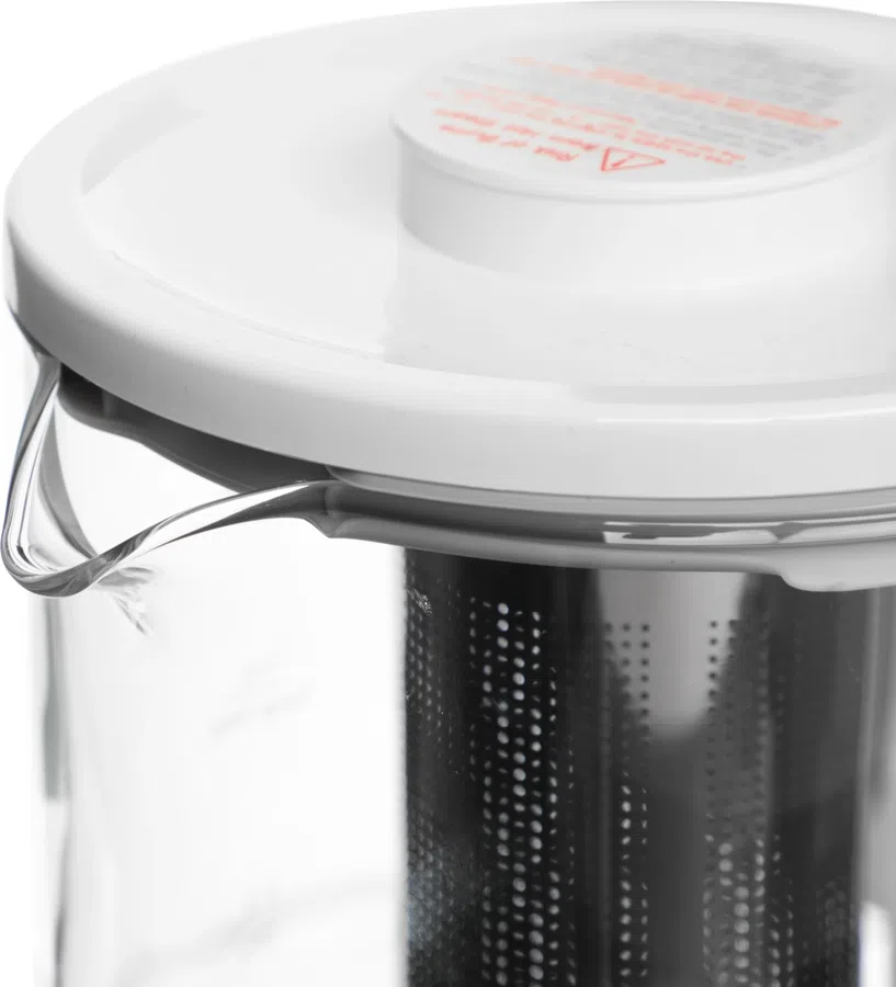 Чайник электрический Xiaomi Multifunctional Kettle EU 1.5л. 800Вт белый/прозрачный корпус: стекло/пластик (BHR9118EU)