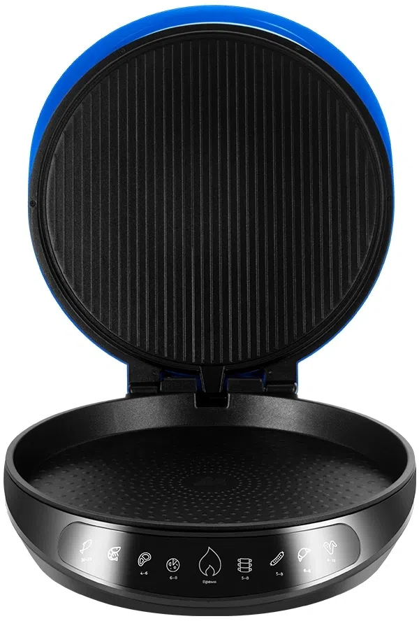 Пиццамейкер Kitfort КТ-3680 1800Вт синий/черный