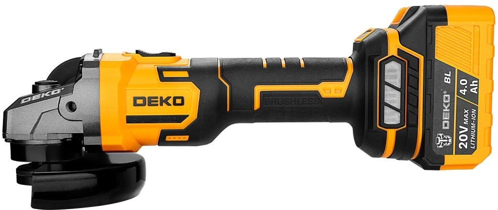 Углошлифовальная машина Deko DKAG-125 9000об/мин рез.шпин.:M14 d=125мм (083-1063)