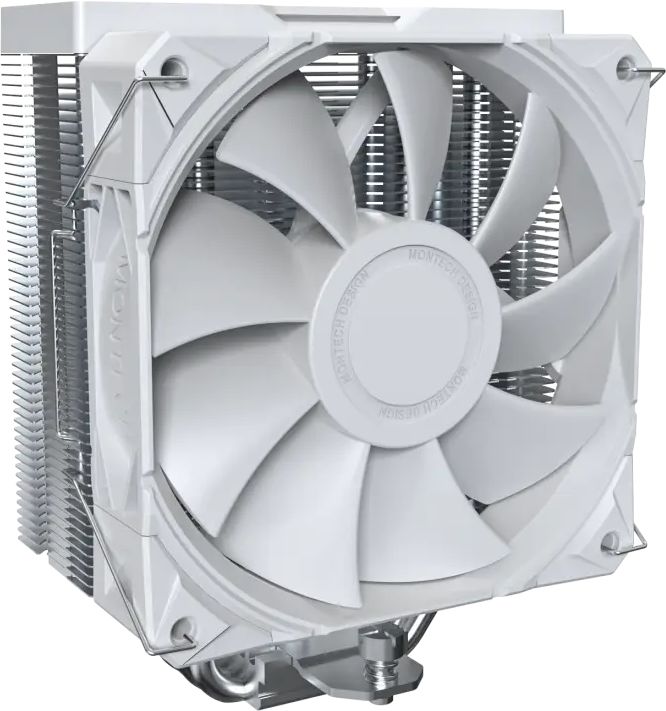 Устройство охлаждения(кулер) Montech NX400 Soc-AM5/AM4/1200/1700/1851 белый 4-pin 34.17dB Al+Cu 220W 874gr Ret (NX400WH)