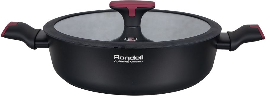Сотейник Rondell Lilac RDA-1981 3.5л. d=26см (с крышкой) черный