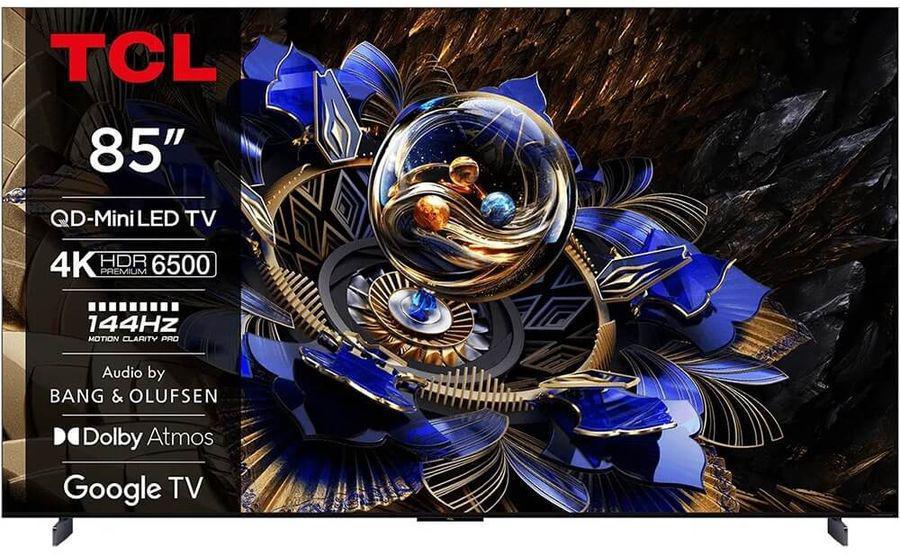 Телевизор QLED TCL 85" 85X11K черный 4K Ultra HD 144Hz MEMC DVB-T DVB-T2 DVB-C DVB-S DVB-S2 USB WiFi Smart TV