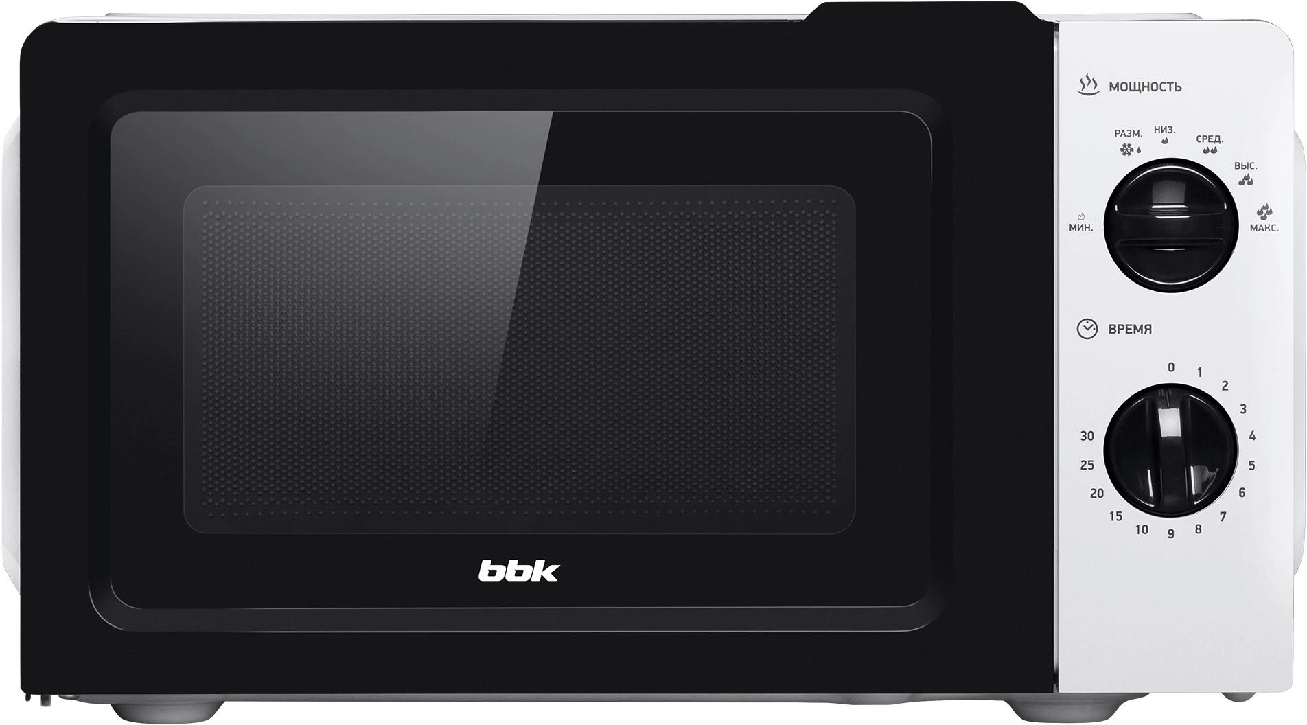 Микроволновая Печь BBK 17MWS-783M/W (W) 17л. 700Вт белый/черный