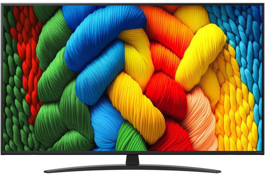Телевизор LED LG 55" 55NANO81A6A.ARUG черный 4K Ultra HD 60Hz DVB-T DVB-T2 DVB-C DVB-S DVB-S2 USB WiFi Smart TV
