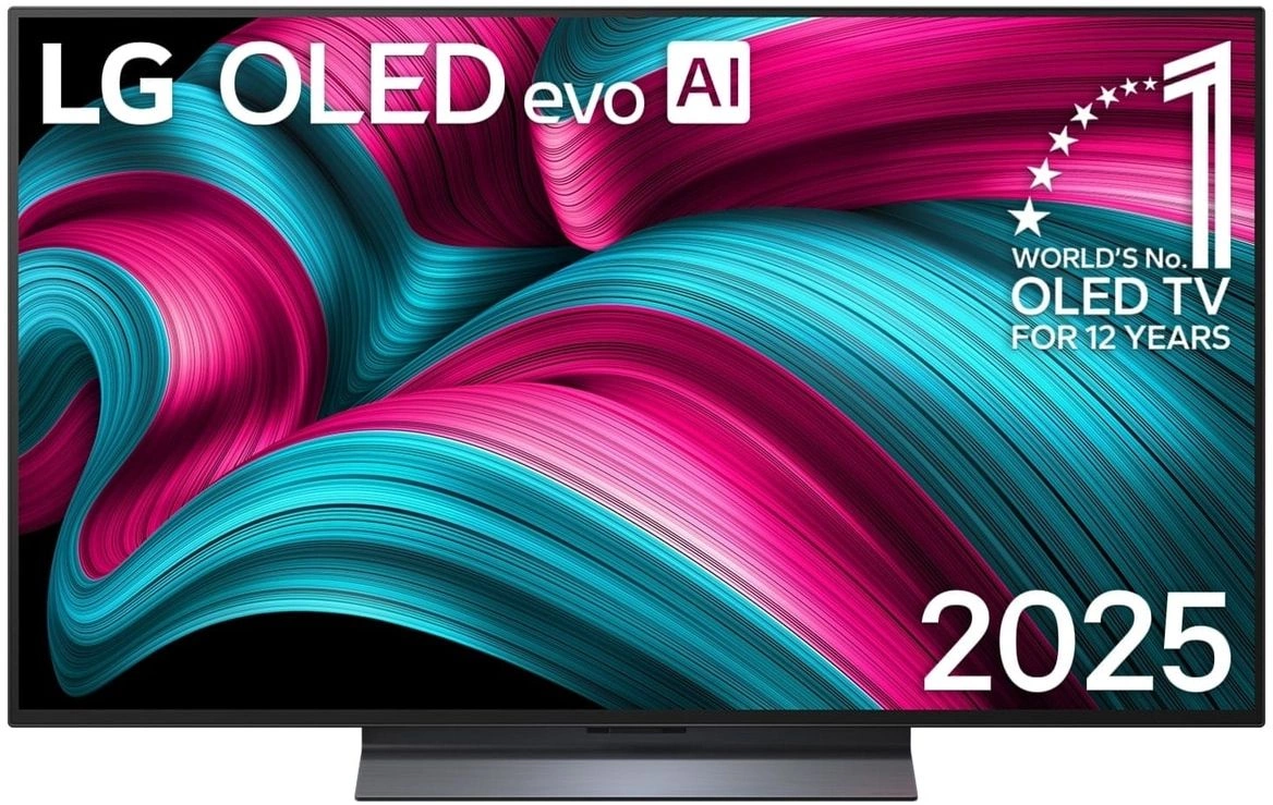 Телевизор OLED LG 65" OLED65C5RLA.ARUG черный/серебристый 4K Ultra HD 120Hz DVB-T DVB-T2 DVB-C DVB-S2 USB WiFi Smart TV