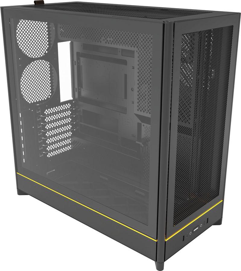 Корпус Montech HS01 черный без БП ATX 2xUSB3.0 1xUSB3.1 audio bott PSU