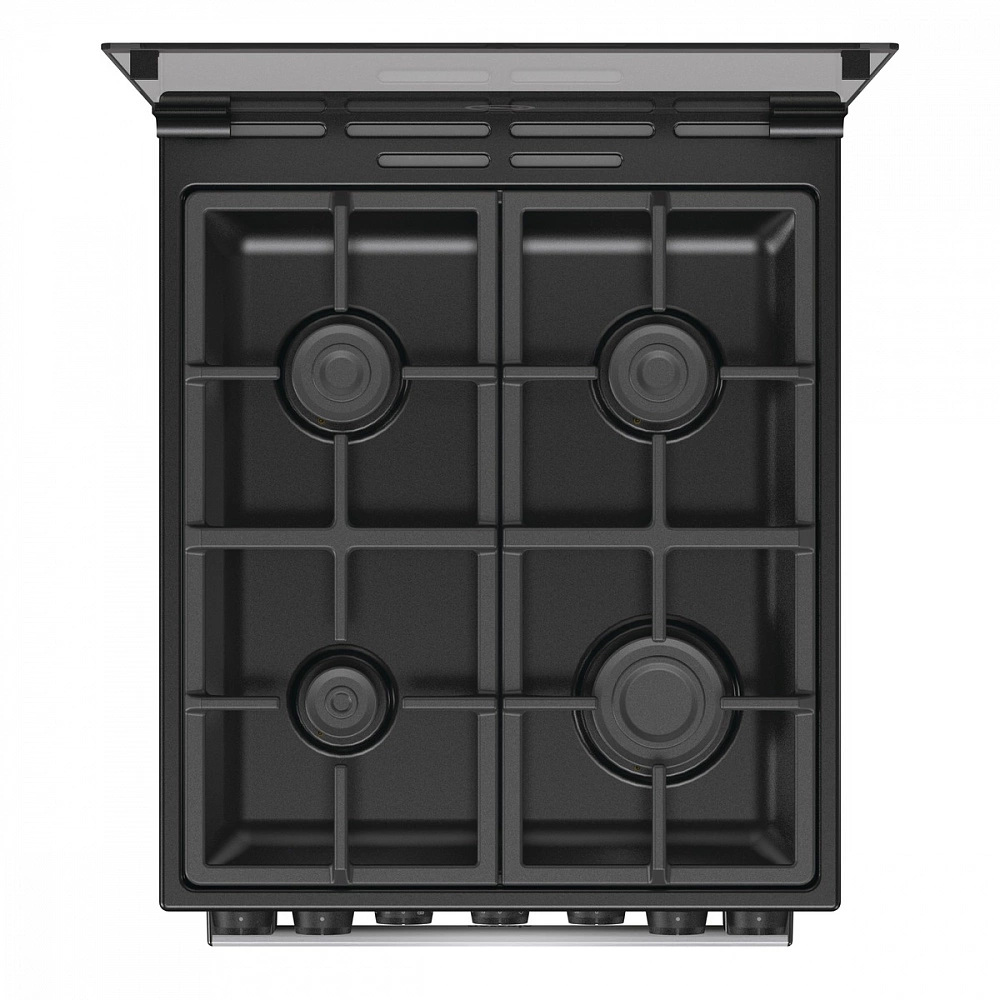 Плита Комбинированная Gorenje GK5B44SF серебристый (стеклянная крышка)