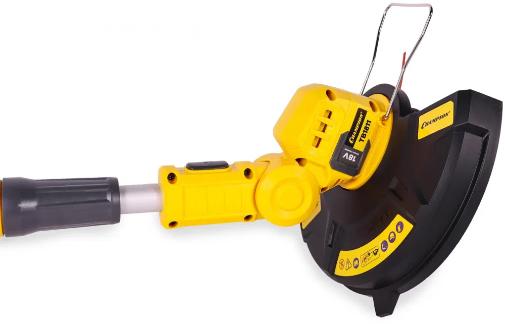 Триммер электрический Champion TB1811 аккум. неразбор.штан. реж.эл.:нож упак.:1шт.