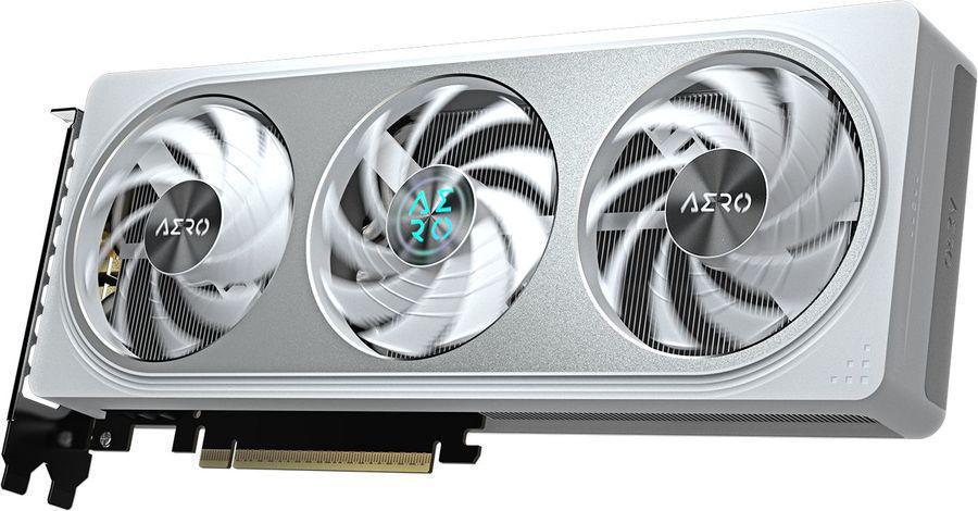 Видеокарта Gigabyte PCI-E 5.0 GV-N506TAERO OC-8GD 1.0 NVIDIA GeForce RTX 5060TI 8Gb 128bit GDDR7 2572/28000 HDMIx1 DPx3 HDCP Ret