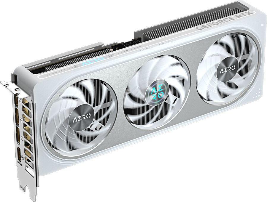 Видеокарта Gigabyte PCI-E 5.0 GV-N506TAERO OC-8GD 1.0 NVIDIA GeForce RTX 5060TI 8Gb 128bit GDDR7 2572/28000 HDMIx1 DPx3 HDCP Ret
