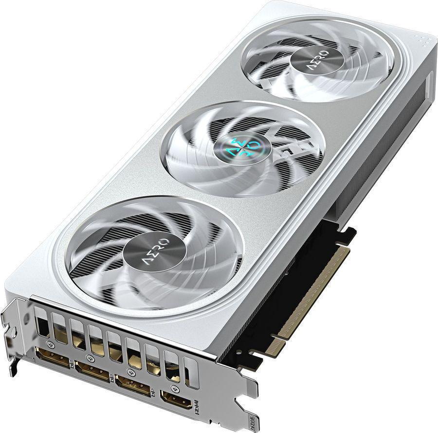 Видеокарта Gigabyte PCI-E 5.0 GV-N506TAERO OC-8GD 1.0 NVIDIA GeForce RTX 5060TI 8Gb 128bit GDDR7 2572/28000 HDMIx1 DPx3 HDCP Ret