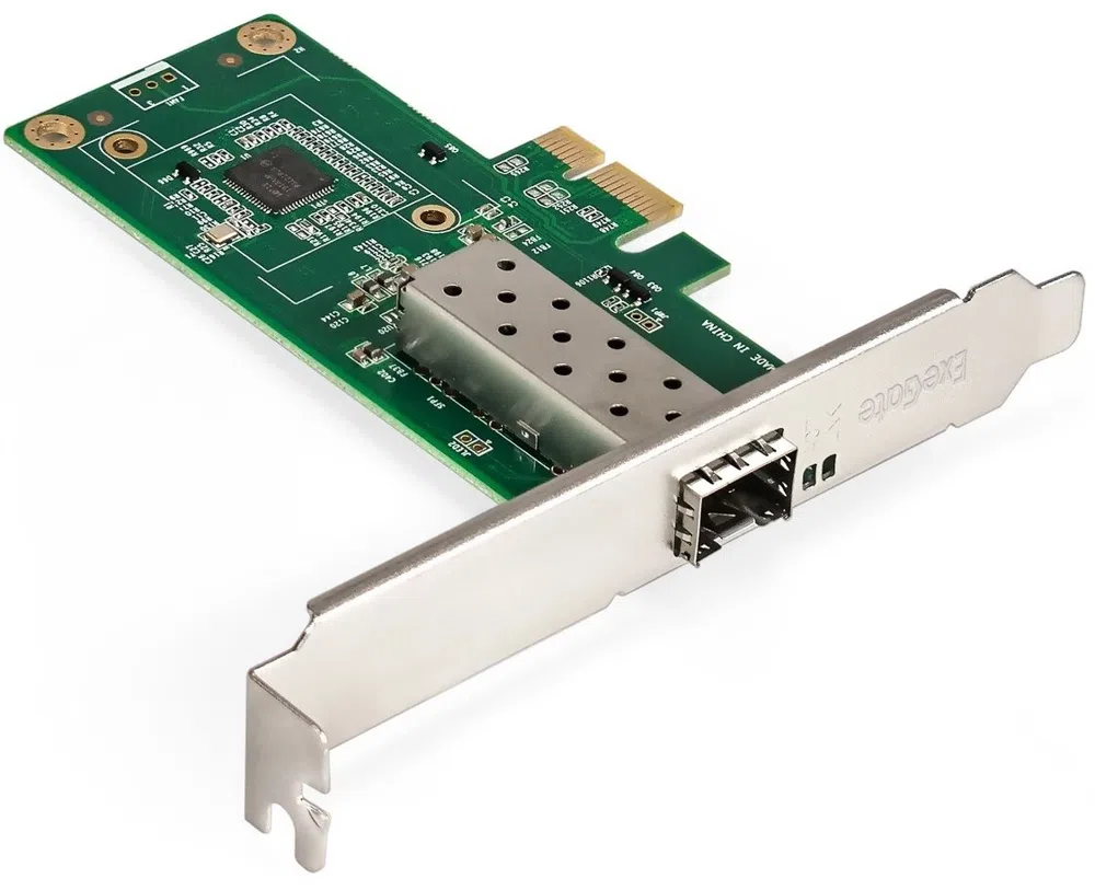 Сетевой адаптер Gigabit Ethernet Exegate EXE-i210-F1 EX296228RUS PCI Express x1