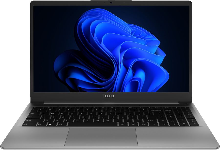 Ноутбук Tecno MegaBook K15SDA Ryzen 5 7430U 16Gb SSD1Tb AMD Radeon Graphics 15.6" IPS FHD (1920x1080) Windows 11 Home grey WiFi BT Cam 6060mAh (71003300494)