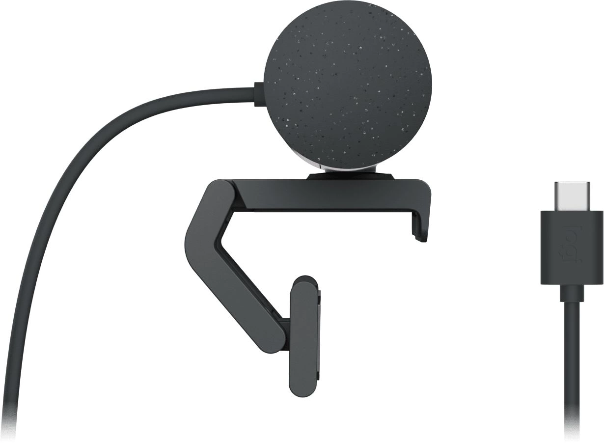 Камера Web Logitech HD Webcam Brio 500 черный 4Mpix (1920x1080) USB Type-C с микрофоном (960-001424)