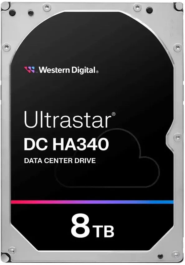 Жесткий диск WD SATA-III 8TB WUS721208BLE604 Ultrastar DC HC340 512E (7200rpm) 256Mb 3.5"