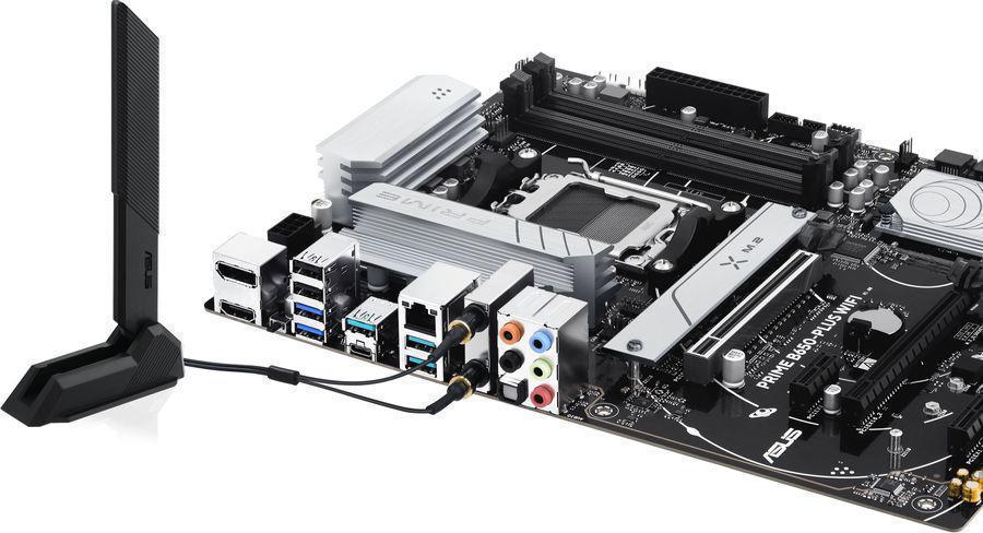 Материнская плата Asus PRIME B650-PLUS WIFI Socket AM5 AMD B650 4xDDR5 ATX AC`97 8ch(7.1) 2.5Gg RAID+HDMI+DP