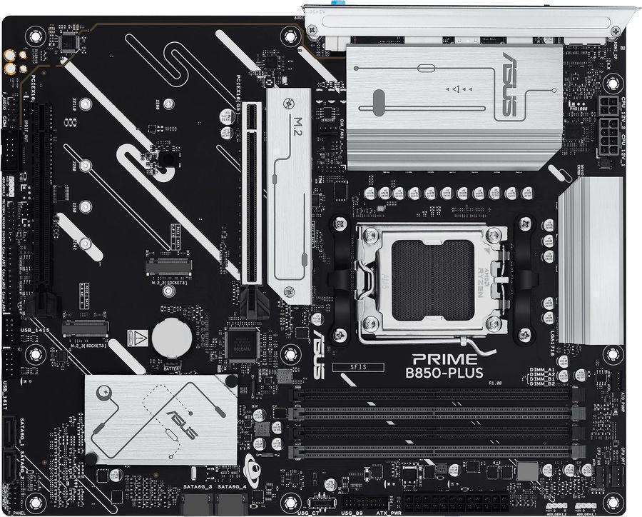 Материнская плата Asus PRIME B850-PLUS SocketAM5 AMD B850 4xDDR5 ATX AC`97 8ch(7.1) 2.5Gg RAID+HDMI+DP