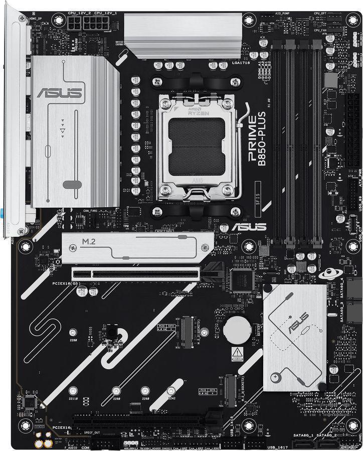 Материнская плата Asus PRIME B850-PLUS Socket AM5 AMD B850 4xDDR5 ATX AC`97 8ch(7.1) 2.5Gg RAID+HDMI+DP