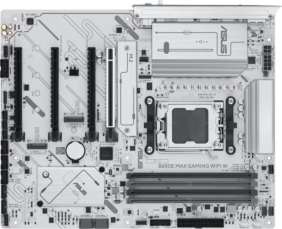 Материнская плата Asus B650E MAX GAMING WIFI W SocketAM5 AMD B650 4xDDR5 ATX AC`97 8ch(7.1) 2.5Gg RAID+HDMI+DP