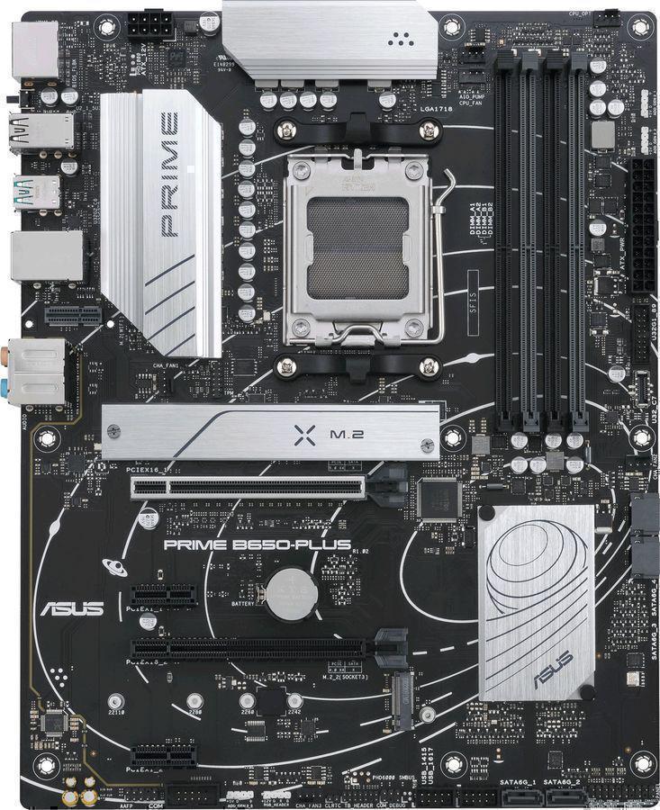 Материнская плата Asus PRIME B650-PLUS-CSM Socket AM5 AMD B650 4xDDR5 ATX AC`97 8ch(7.1) 2.5Gg RAID+HDMI+DP