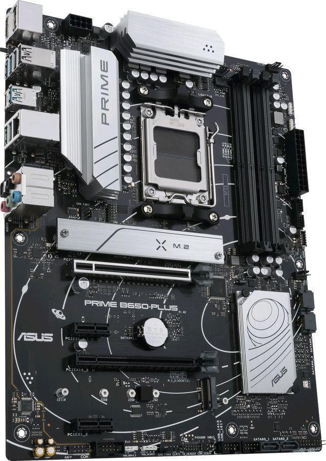 Материнская плата Asus PRIME B650-PLUS-CSM Socket AM5 AMD B650 4xDDR5 ATX AC`97 8ch(7.1) 2.5Gg RAID+HDMI+DP