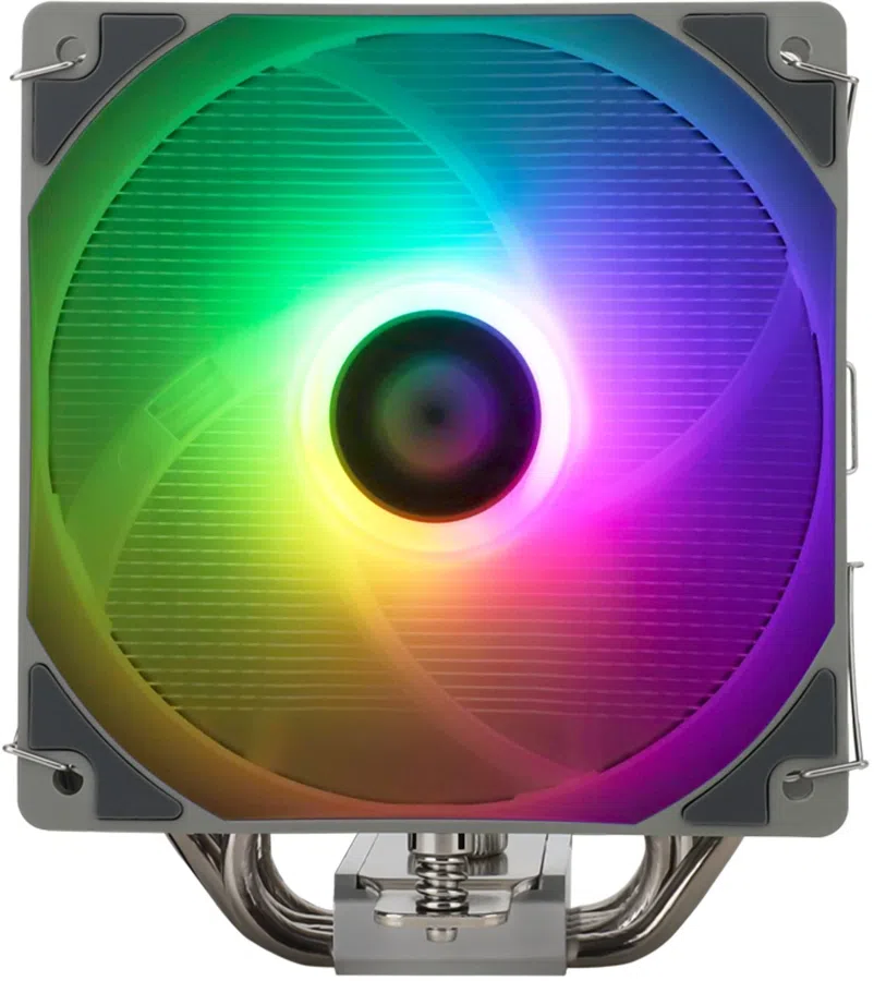 Устройство охлаждения(кулер) Thermalright Assassin King 120 SE ARGB Soc-AM5/AM4/1200/1700/1851 серый 4-pin 25.6dB Al+Cu 640gr Ret (AK120-SE-ARGB)