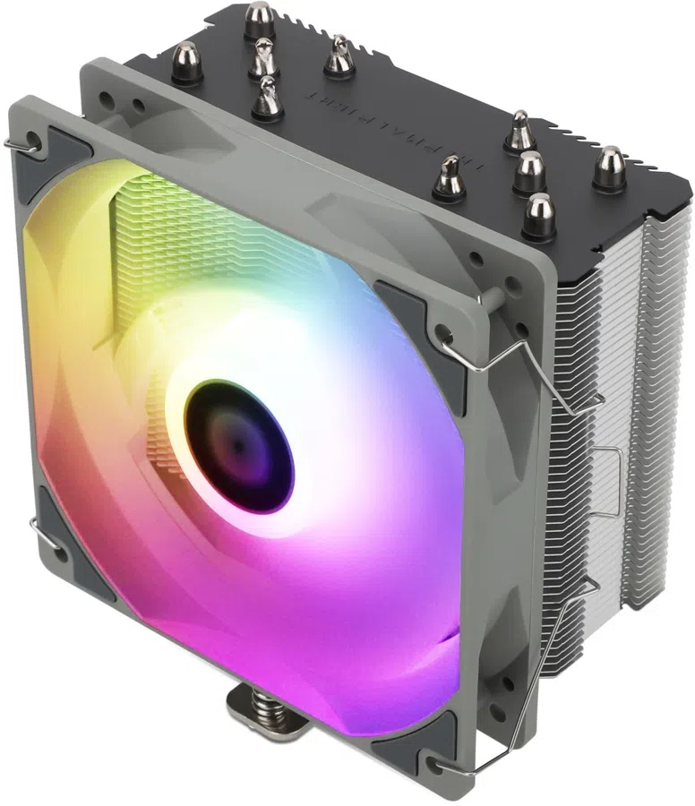 Устройство охлаждения(кулер) Thermalright Assassin King 120 SE ARGB Soc-AM5/AM4/1200/1700/1851 серый 4-pin 25.6dB Al+Cu 640gr Ret (AK120-SE-ARGB)