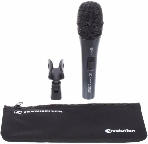 Микрофон проводной Sennheiser E 845-S серый/черный
