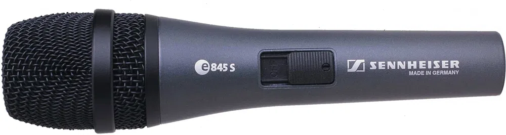Микрофон проводной Sennheiser E 845-S серый/черный