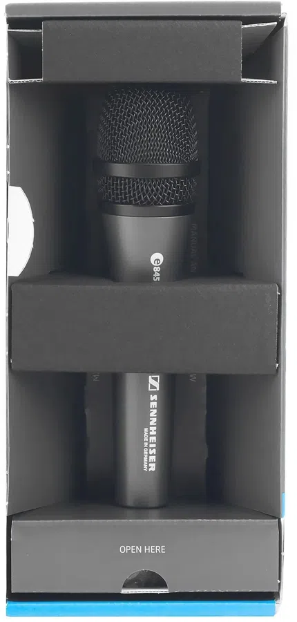 Микрофон проводной Sennheiser E 845-S серый/черный