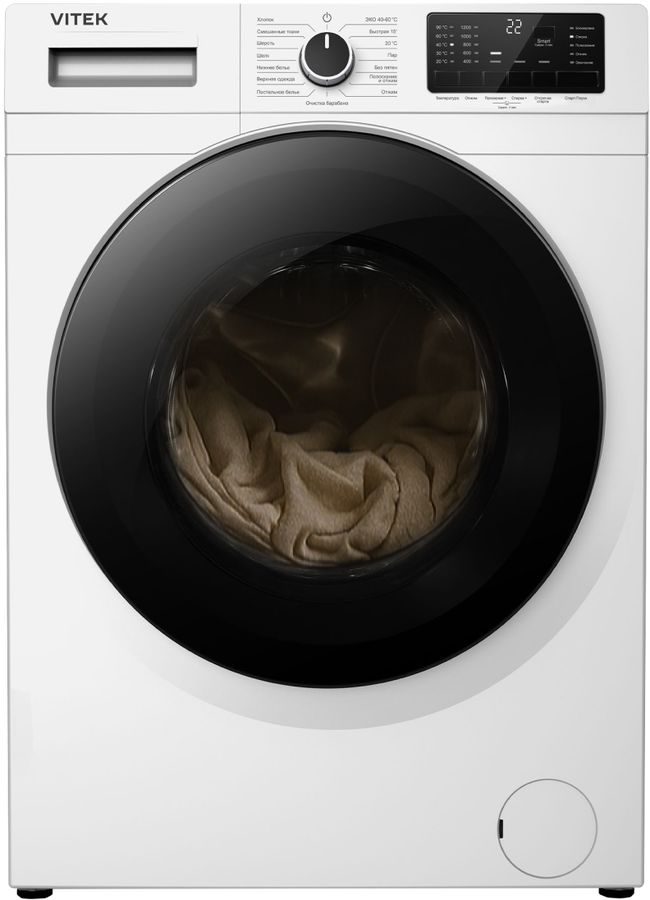 Стиральная машина Vitek VT-WME8201 класс: A+++ загр.фронтальная макс.:8кг белый инвертор