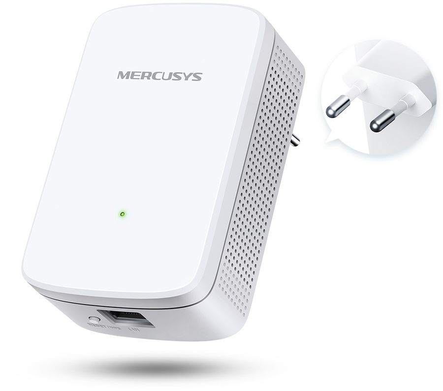 Повторитель беспроводного сигнала Mercusys ME10 N300 10/100BASE-TX белый