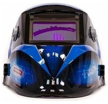 Маска сварщика Aurora SUN7 TIG MASTER 2-levels филь.:хамел. кл.:1/2/1/1 см.экр.99x55мм синий/черный (16876)