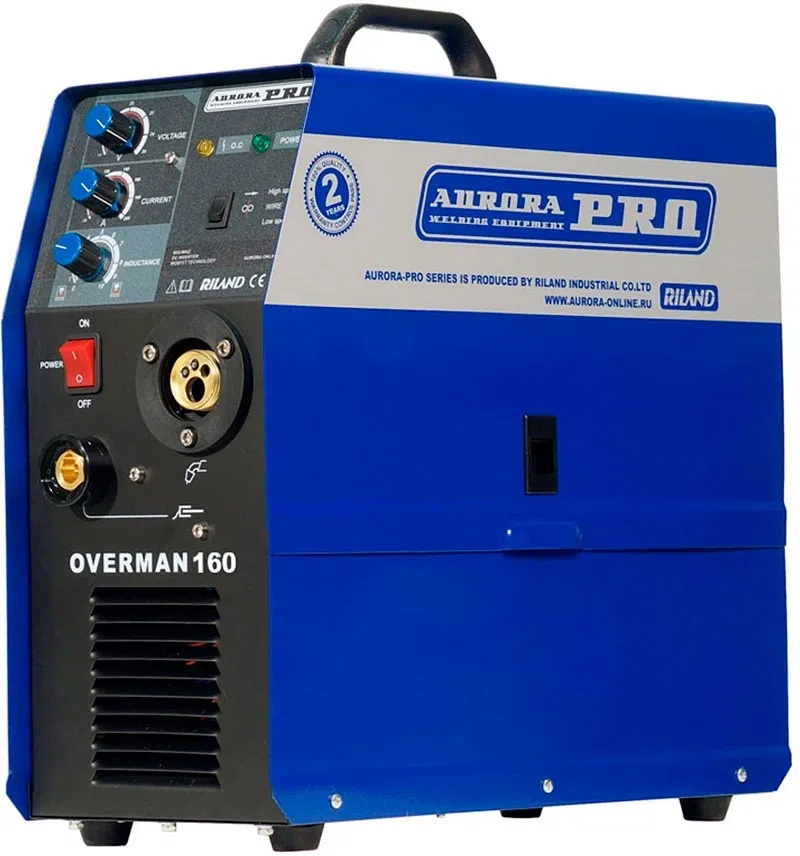 Сварочный аппарат Aurora Pro OVERMAN 160 Mosfet инвертор MIG-MAG 5.7кВт