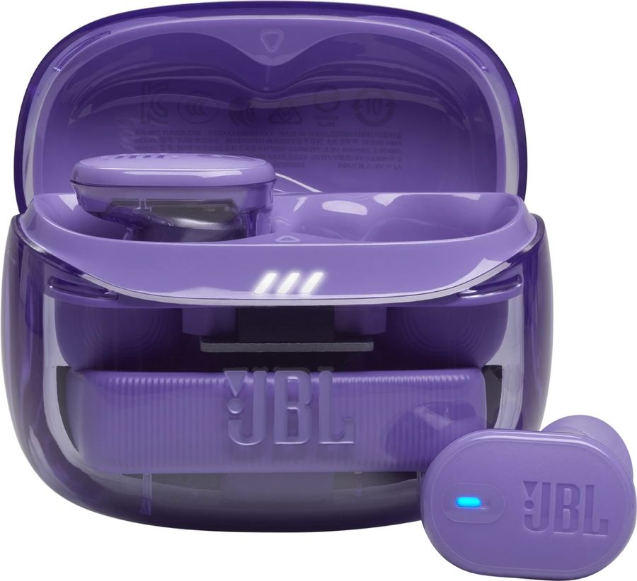 Гарнитура внутриканальные JBL Tune Buds 2 Ghost фиолетовый беспроводные bluetooth в ушной раковине (JBLTBUDS2GMAE)