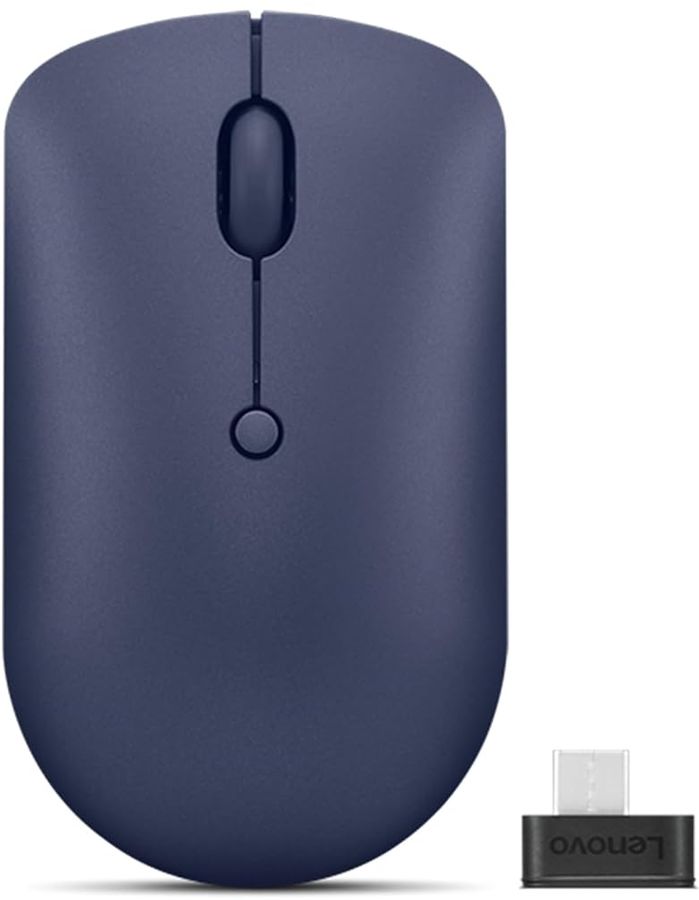 Мышь Lenovo 540 USB-C Wireless Compact темно-синий оптическая 2400dpi беспров. USB-C для ноутбука 3but (GY51D20871)