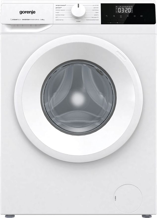 Стиральная машина Gorenje W2NHPI62SCSIRV класс: A-30% загр.фронтальная макс.:8кг белый