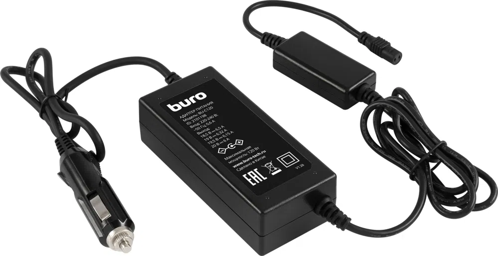 Блок питания Buro BU-C120 ручной 70W 12V-20V 11-коннект. от прикуривателя
