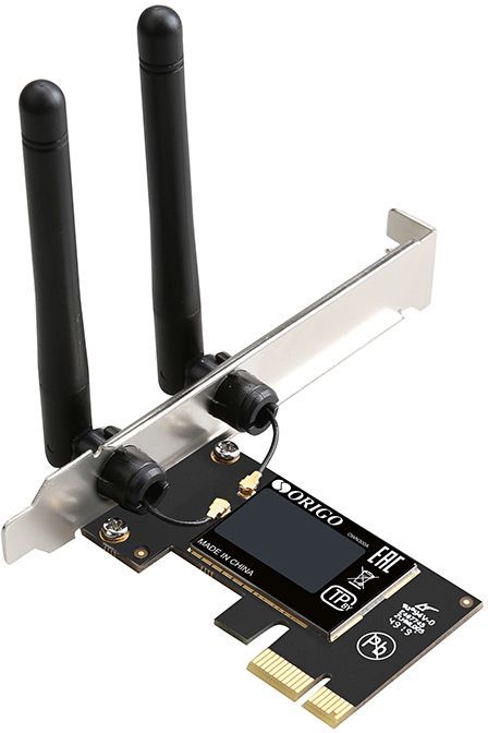Сетевой адаптер Wi-Fi Origo OWN300A OWN300A/A1A PCI Express (ант.внеш.несъем.) 2ант.