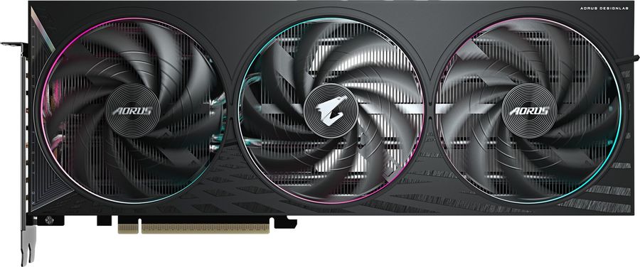 Видеокарта Gigabyte PCI-E 5.0 GV-N5060AORUS E-8GD 1.0 NVIDIA GeForce RTX 5060 8Gb 128bit GDDR7 2497/28000 HDMIx1 DPx3 HDCP Ret