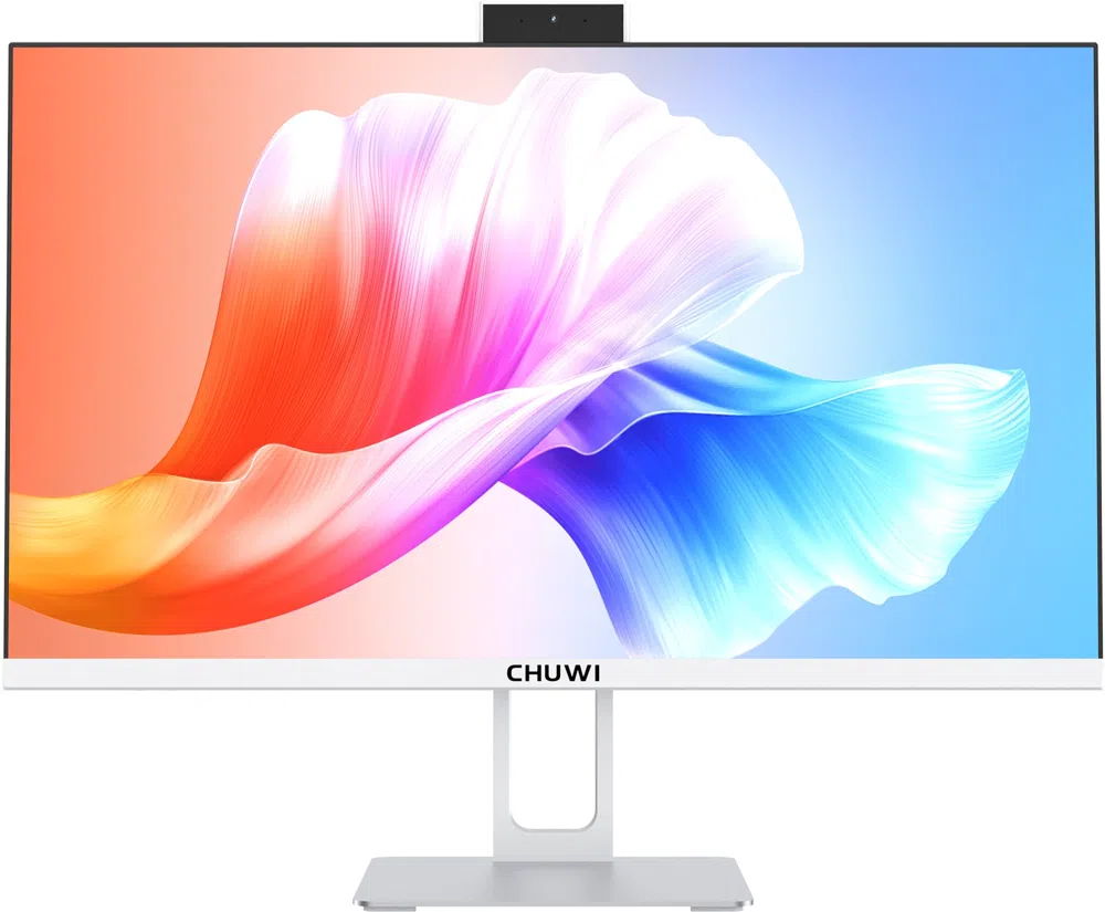 Моноблок Chuwi Unitech 24 23.8" Full HD N150 (0.8) 16Gb SSD512Gb Graphics Windows 11 Pro GbitEth WiFi BT 48W клавиатура мышь Cam белый 1920x1080