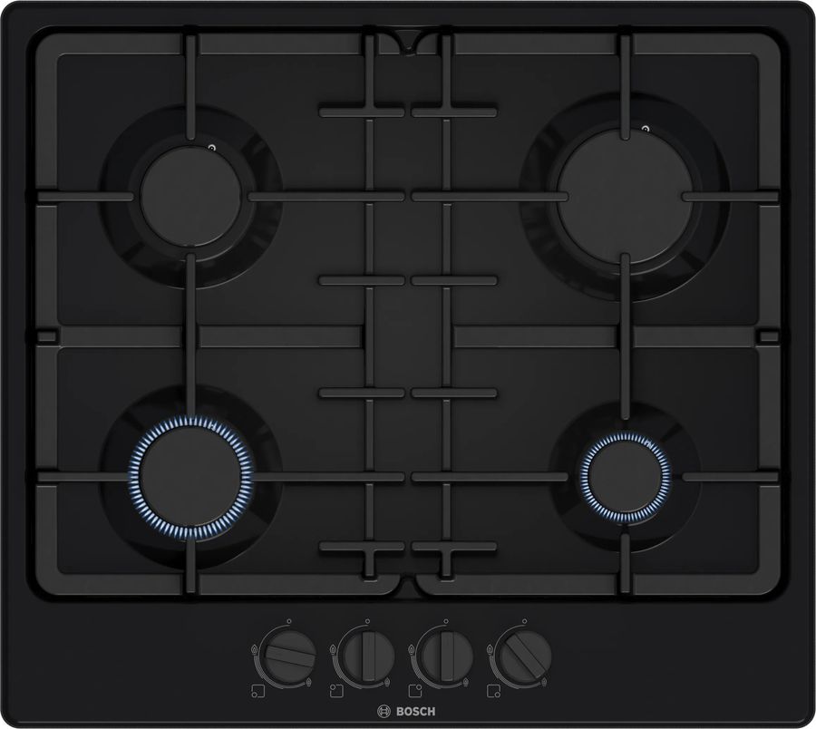 Газовая варочная поверхность Bosch PGP6B6K90R черный