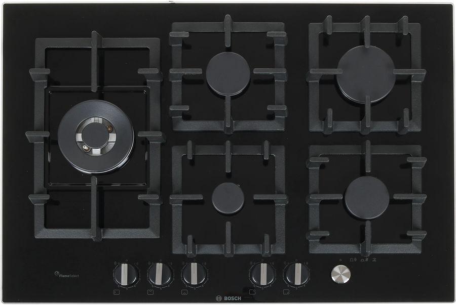 Газовая варочная поверхность Bosch PPS7A6M90R черный