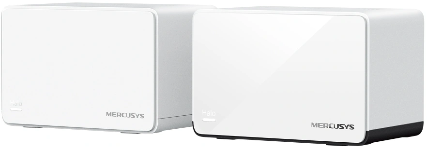 Бесшовный Mesh роутер Mercusys Halo H85X (HALO H85X(2-PACK)) AX3000 10/100/1000/2500BASE-T белый (упак.:2шт)