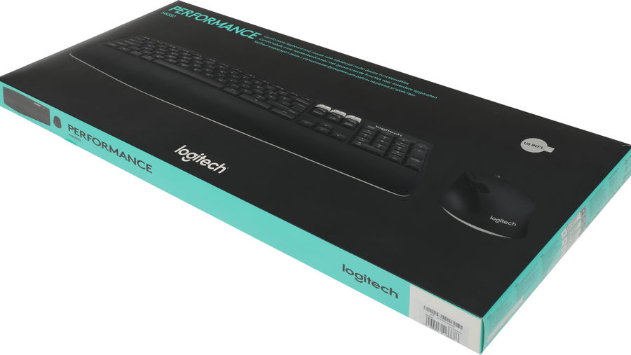 Клавиатура + мышь Logitech MK850 клав:черный мышь:черный USB беспроводная slim Multimedia (920-008486)