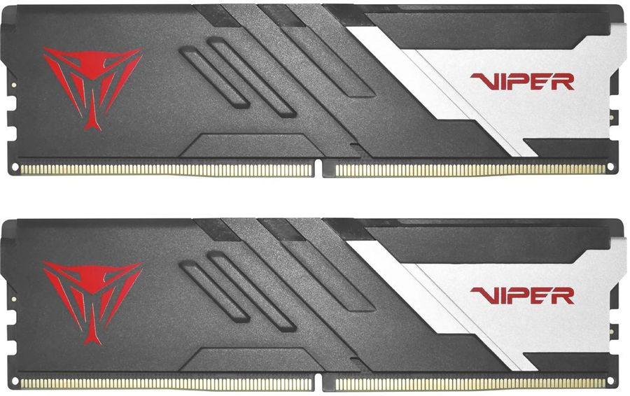 Память DDR5 2x32GB 6000MHz Patriot PVV564G600C30K Viper Venom RTL Gaming PC5-48000 CL30 DIMM 288-pin 1.35В kit с радиатором Ret