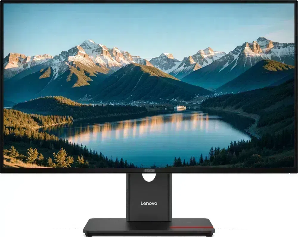 Монитор Lenovo 27" ThinkVision T27Q-40 черный IPS 4ms 16:9 HDMI полуматовая HAS Piv 1500:1 350cd 178гр/178гр 2560x1440 120Hz DP 2K USB 6.5кг