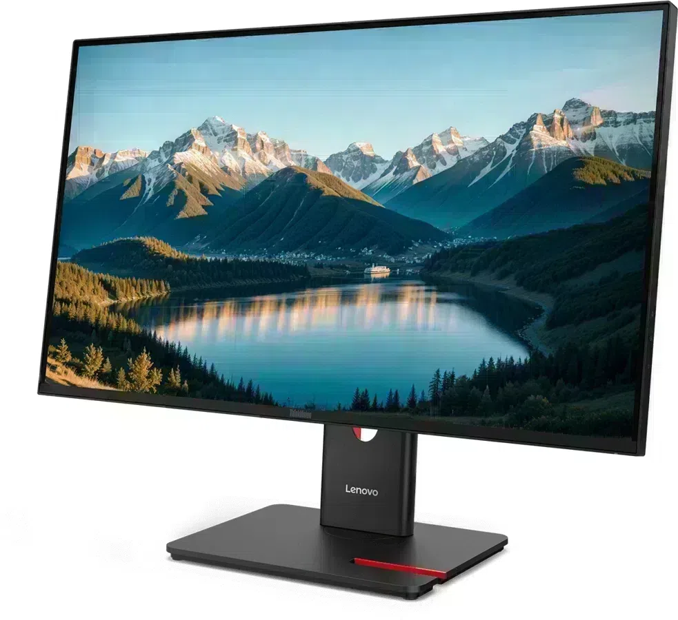 Монитор Lenovo 27" ThinkVision T27Q-40 черный IPS 4ms 16:9 HDMI полуматовая HAS Piv 1500:1 350cd 178гр/178гр 2560x1440 120Hz DP 2K USB 6.5кг